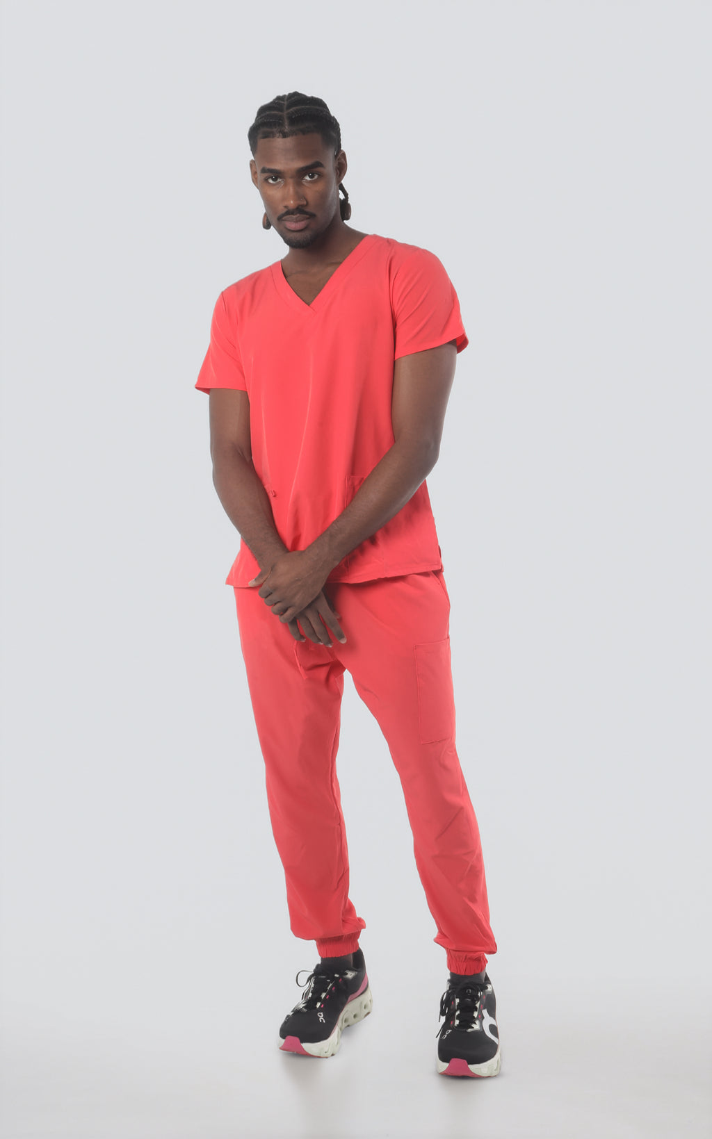 Classic Jogger - Rose red