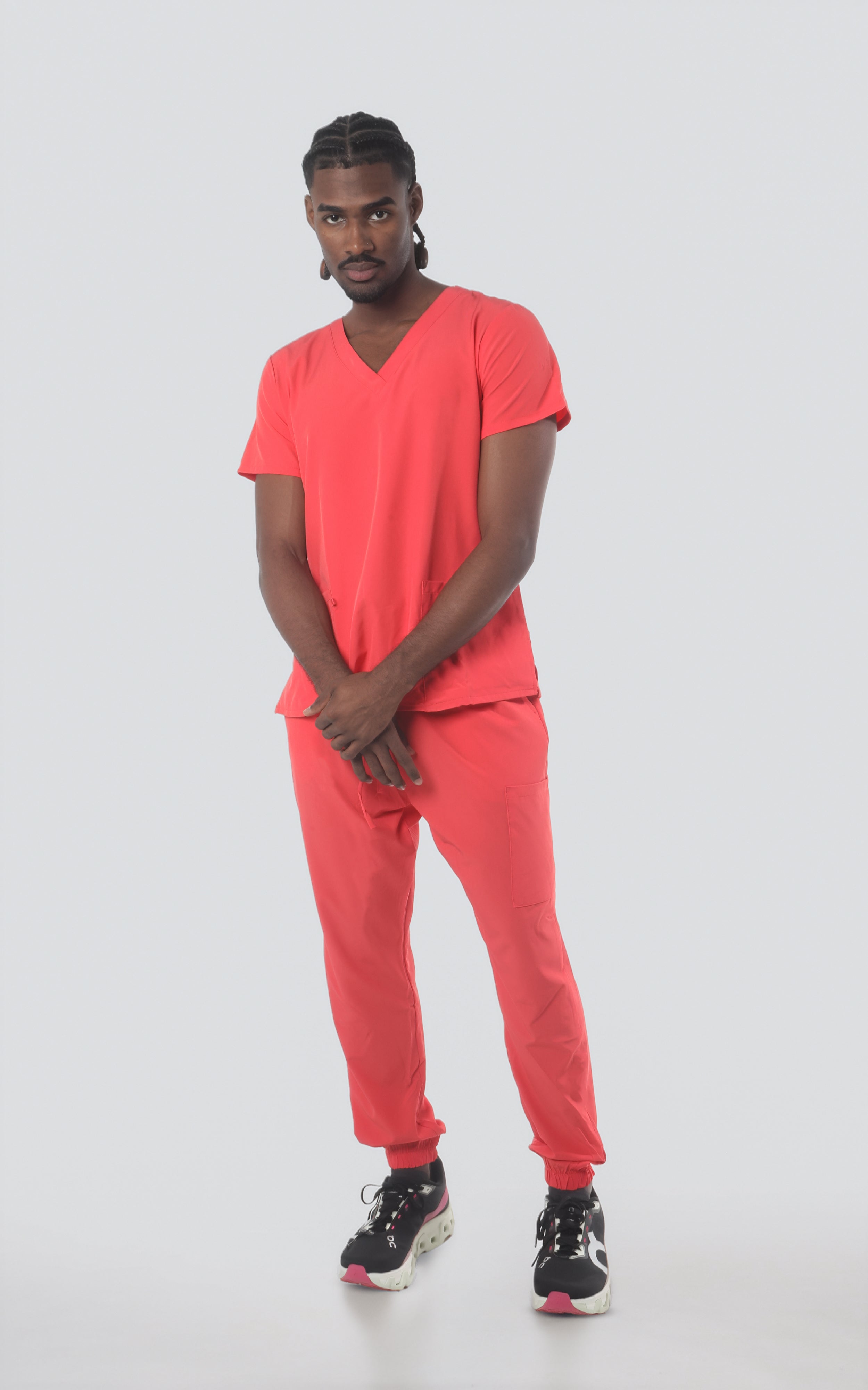 Classic Jogger - Rose red