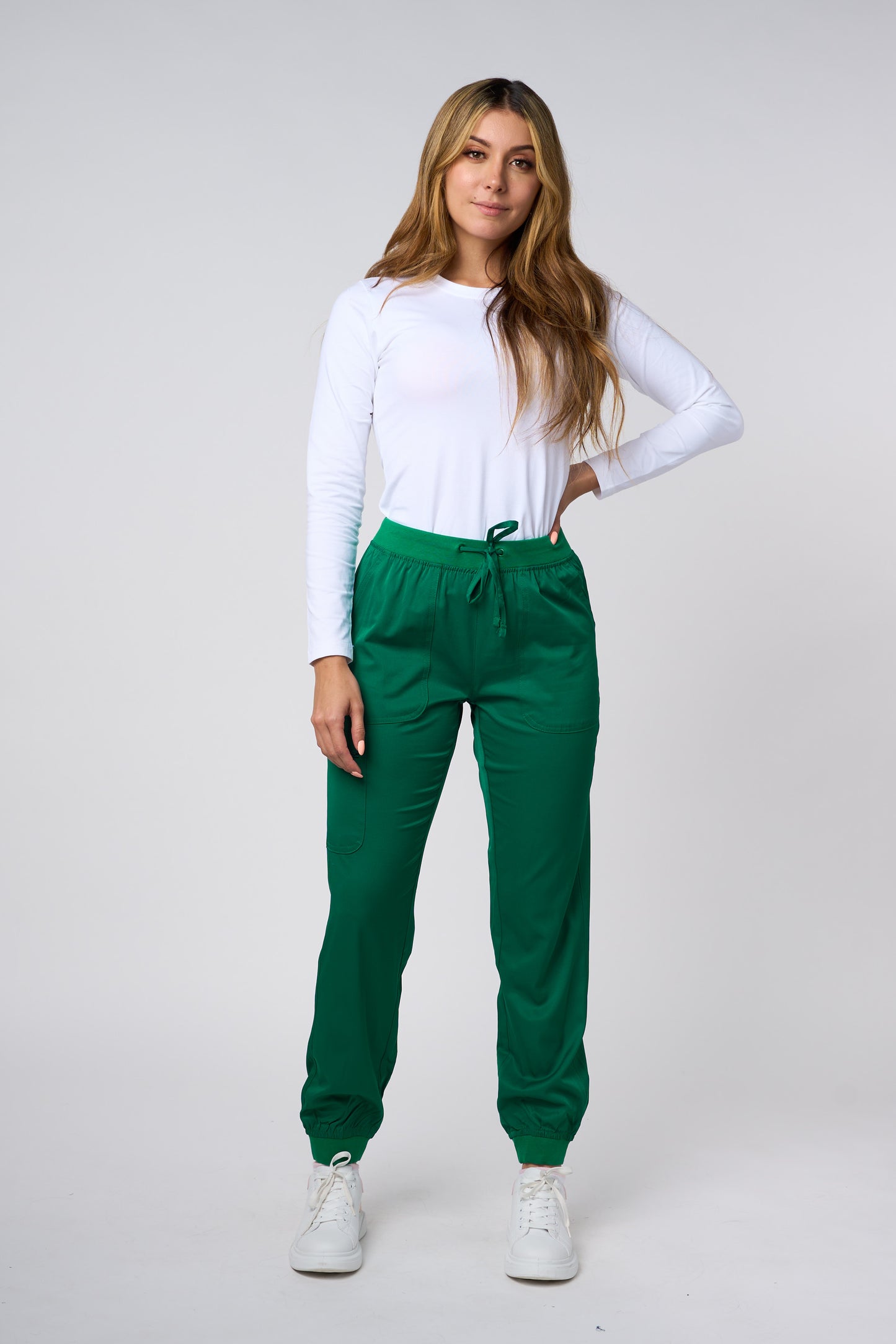 Pantalon Jogging Verde Stretch