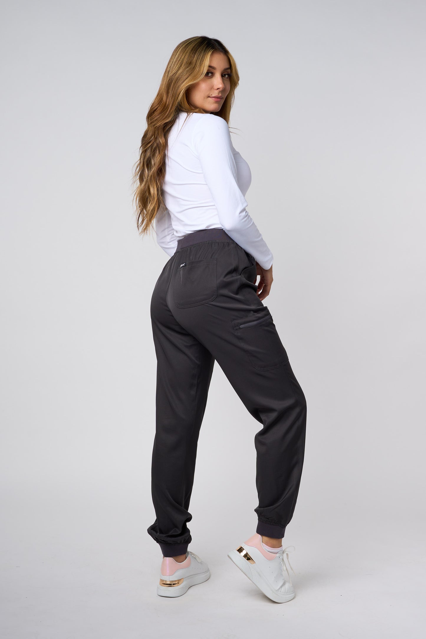 Pantalon Jogging Gris Stretch