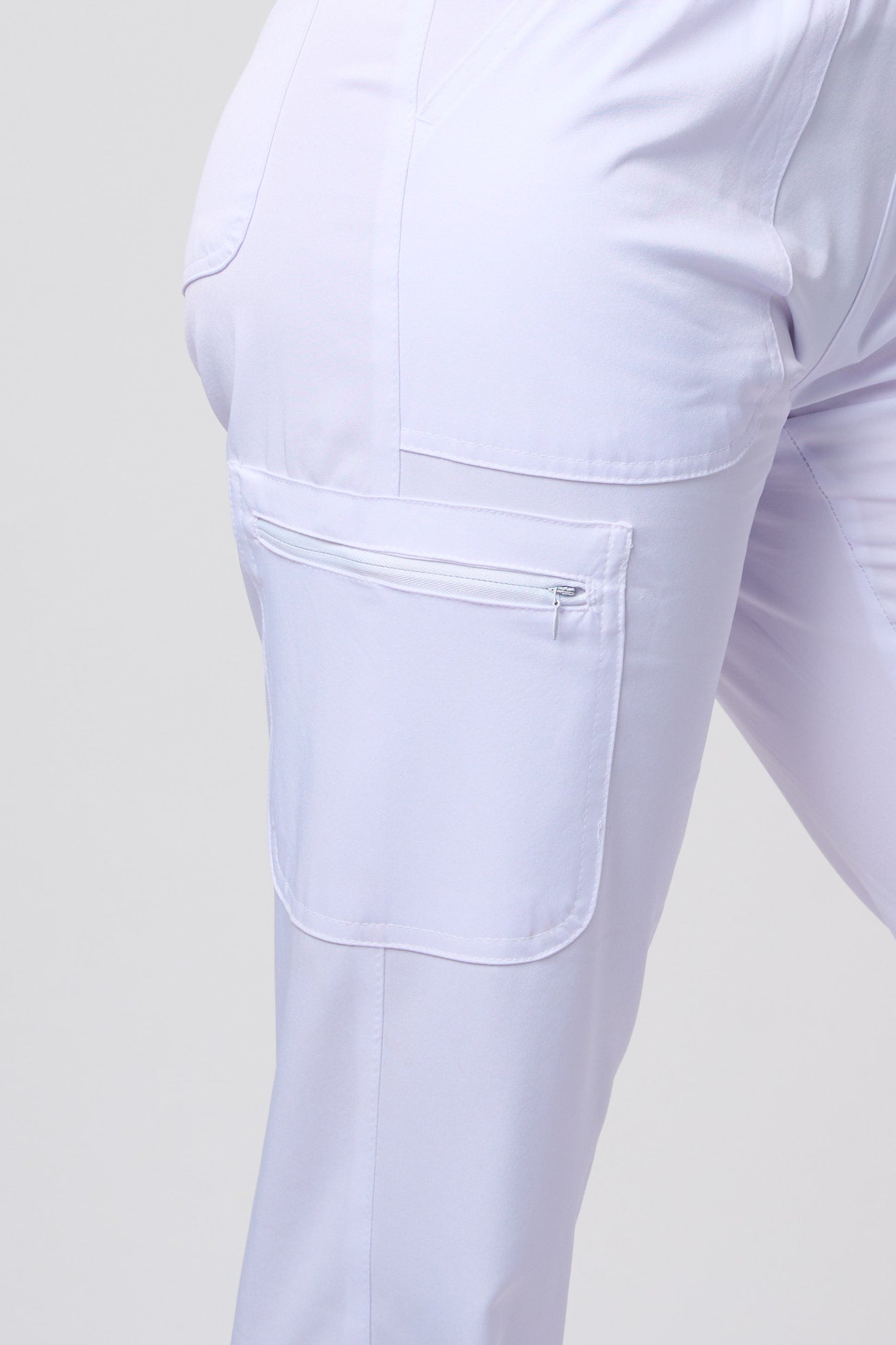 Pantalon Jogging Blanco Stretch