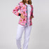 PINK ANIMAL HAT PRINTED JACKETS