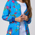 OWL BLUE BACKGROUND PRINTED JACKETS