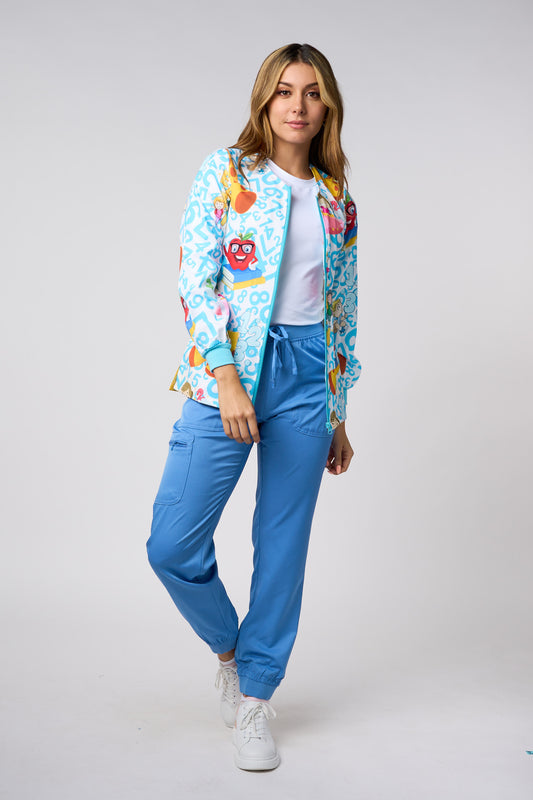 JIRAFFE BLUE PRINTED JACKETS