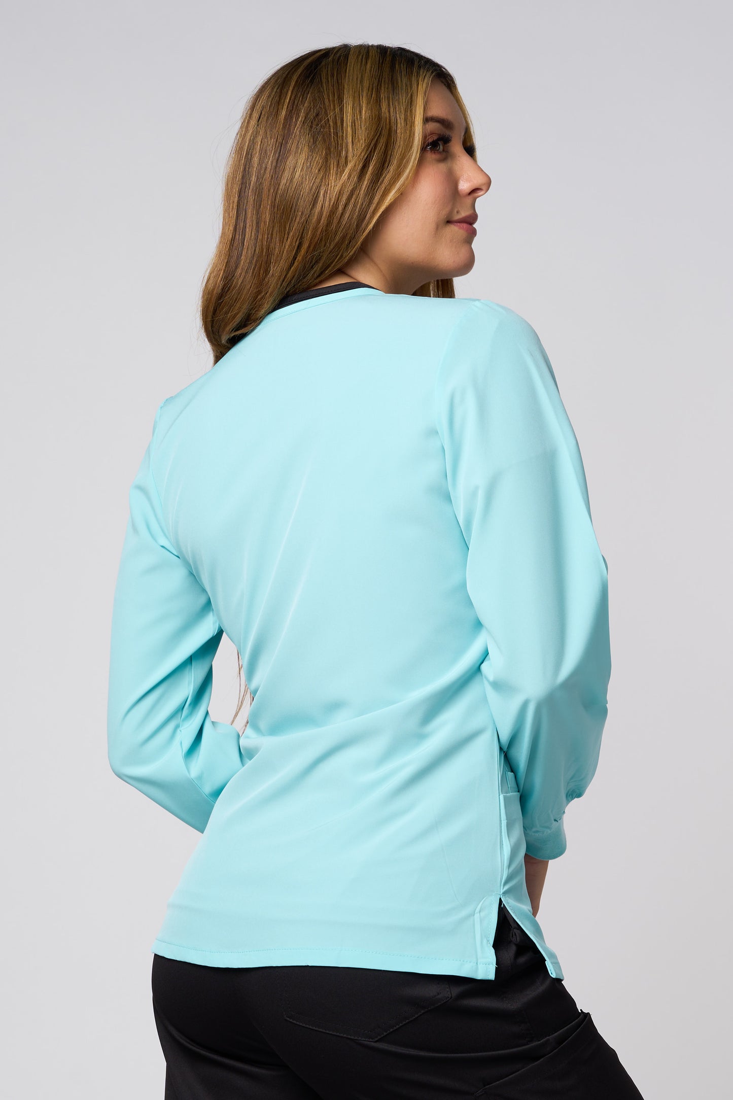 Fashion Jacket-BLUE GREEN