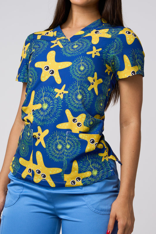 SEA STAR BLUE PRINTED SHIRTS