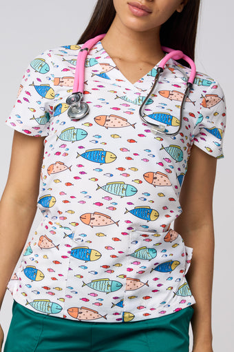 MULTIFISH-PRINTED SHIRTS
