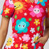 FUN FLOWERS RED PRINTED SHIRTS