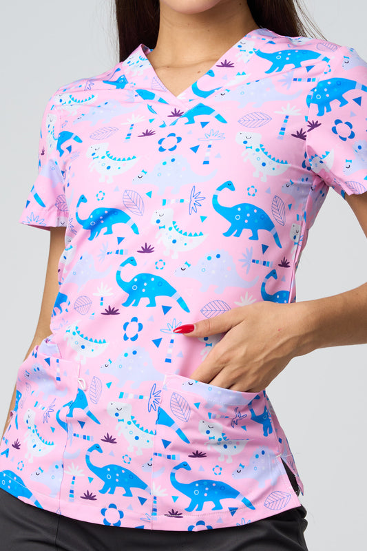 ELEPHANT PINK PRINTED SHIRTS