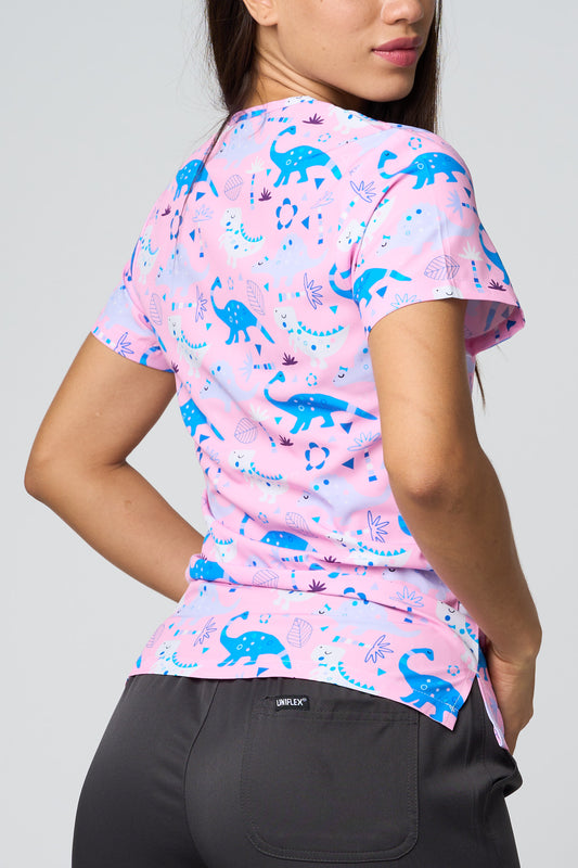 ELEPHANT PINK PRINTED SHIRTS