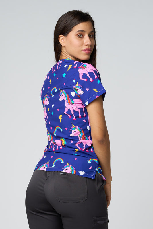 DARK BLUE UNICORN PRINTED SHIRTS