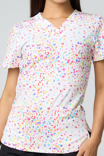 NUMBERS W-PRINTED SHIRT