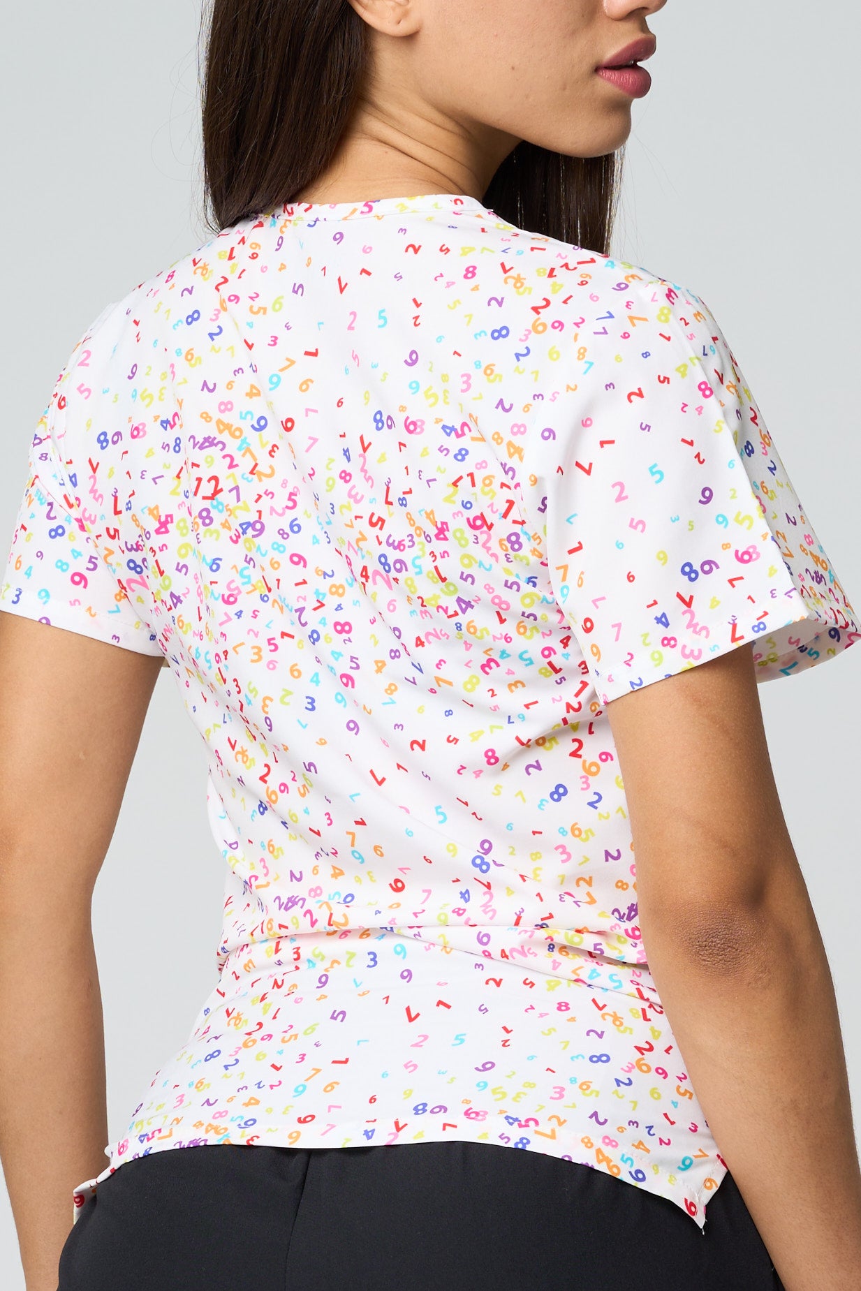NUMBERS W-PRINTED SHIRT