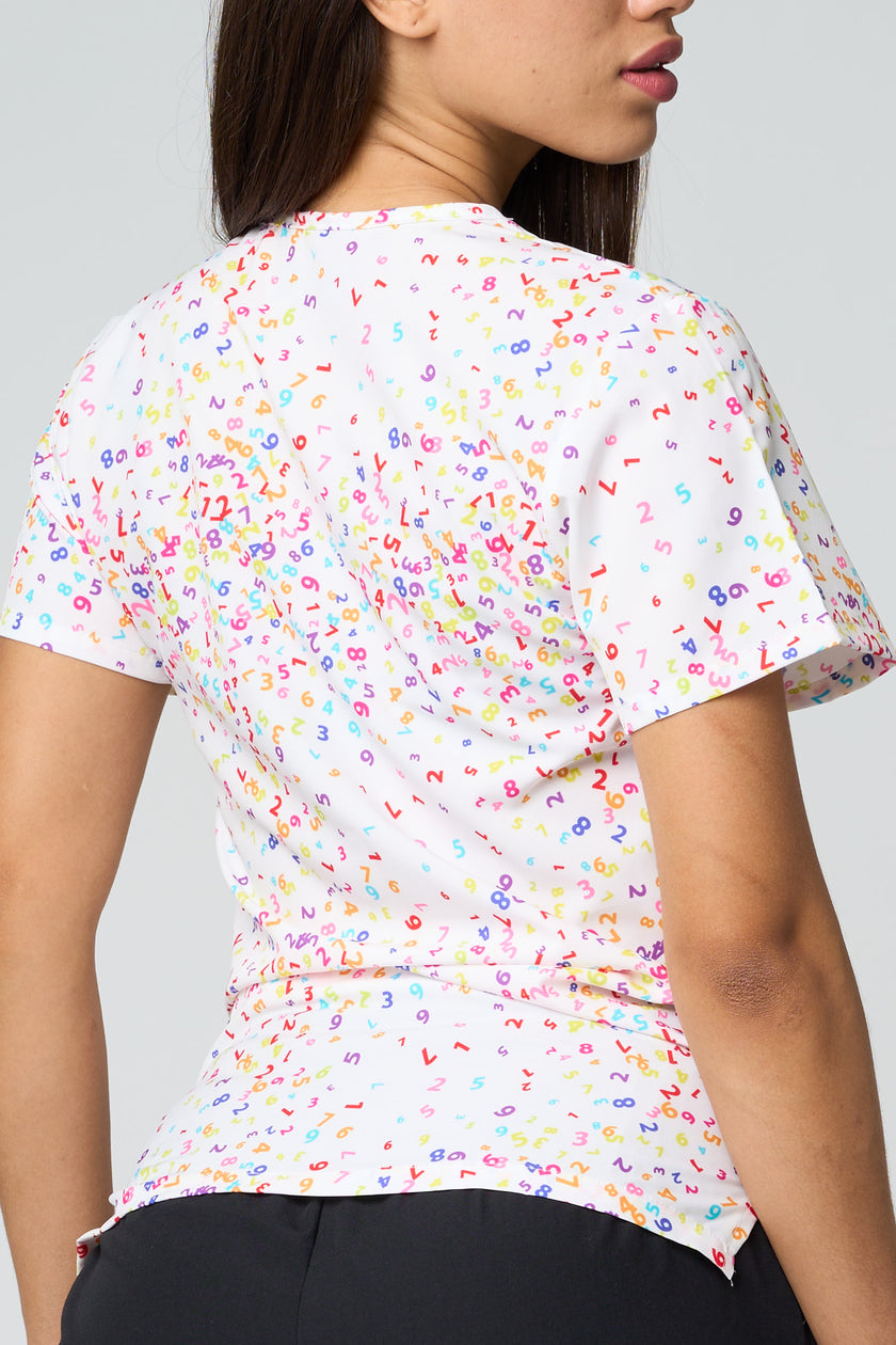 NUMBERS W-PRINTED SHIRT