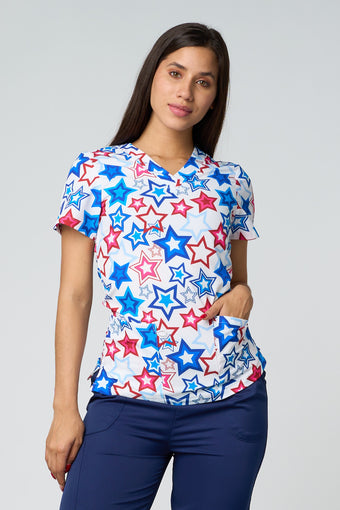 STARTS WHITE PRINTED SHIRTS