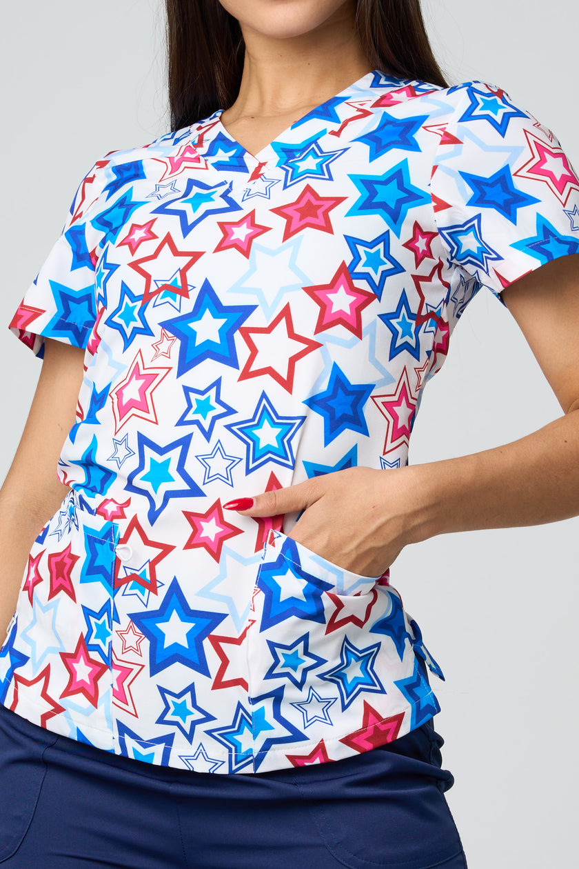 STARTS WHITE PRINTED SHIRTS