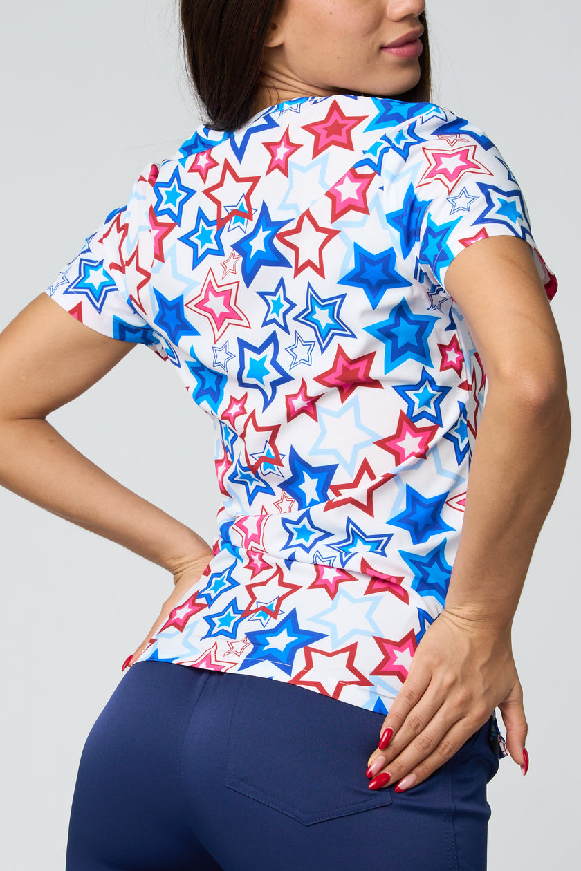 STARTS WHITE PRINTED SHIRTS