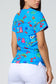 OWL BLUE BACKGROUND PRINTED SHIRTS