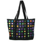 Black polka dots Filigree Fashion Tote