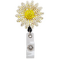 Daisy Rhinestone Badge Reel