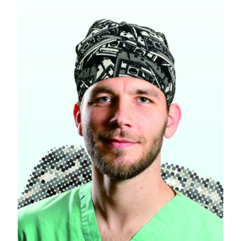 Scrub Cap-Cassette DJ