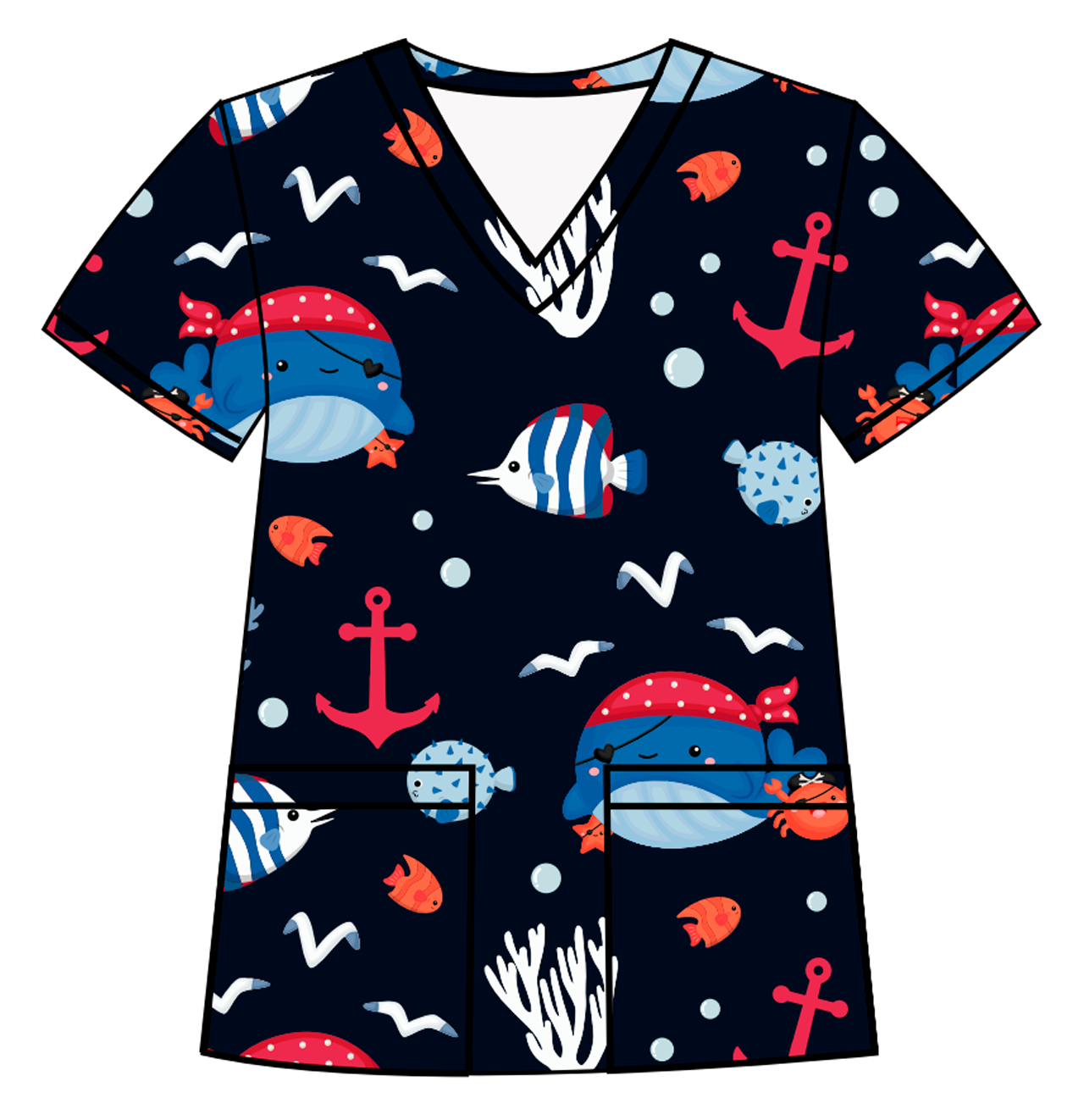FISHPIRATE PRINTED SHIRTS