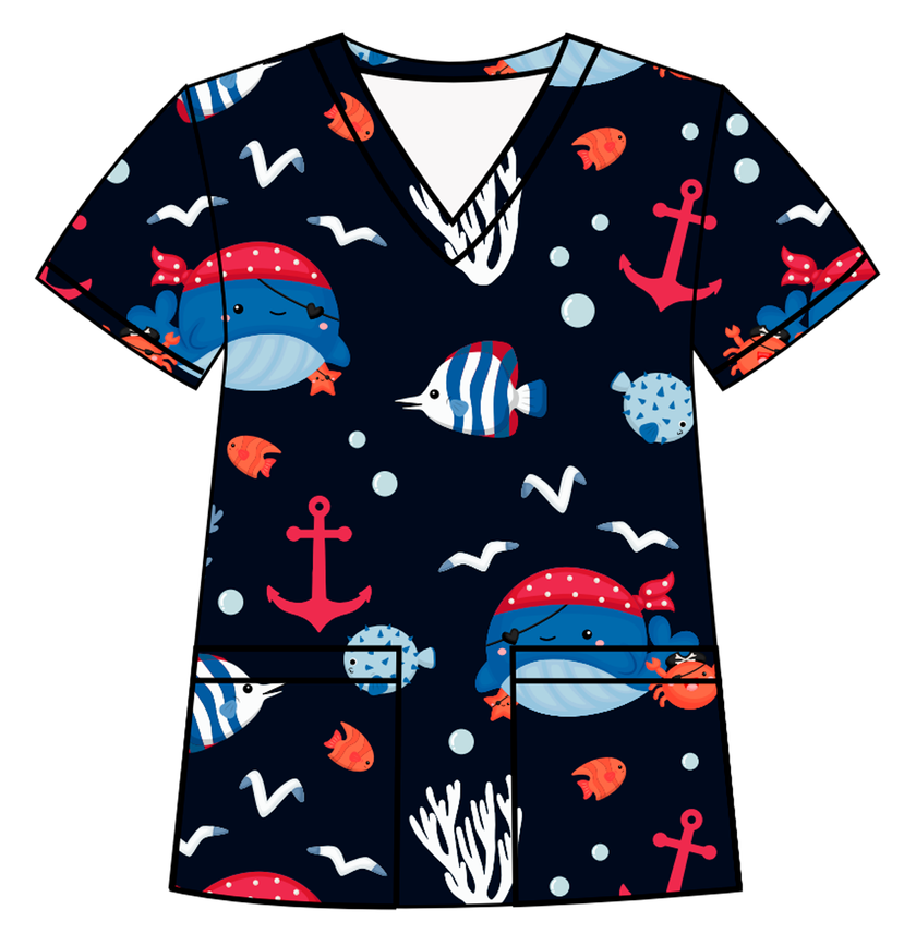 FISHPIRATE PRINTED SHIRTS