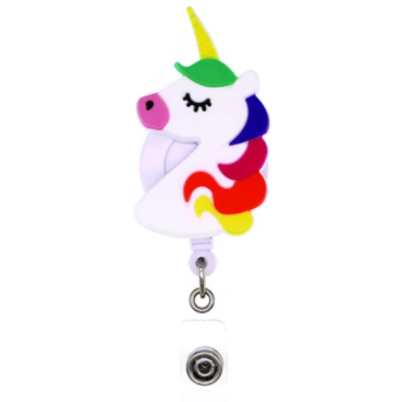 Jellies Unicorn Retractable ID Holder