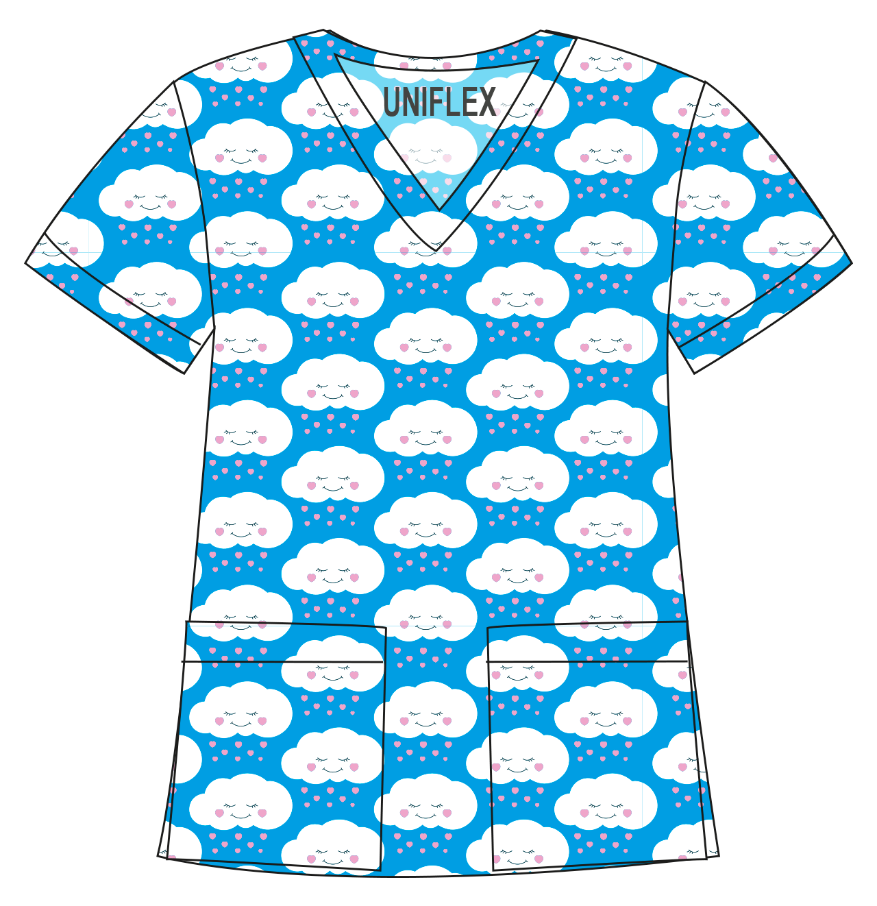 BLUE CLOUD PRINTED SHIRTS