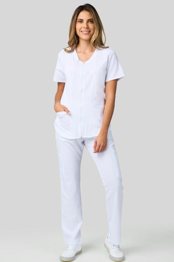UNIFORME CORAL - WHITE
