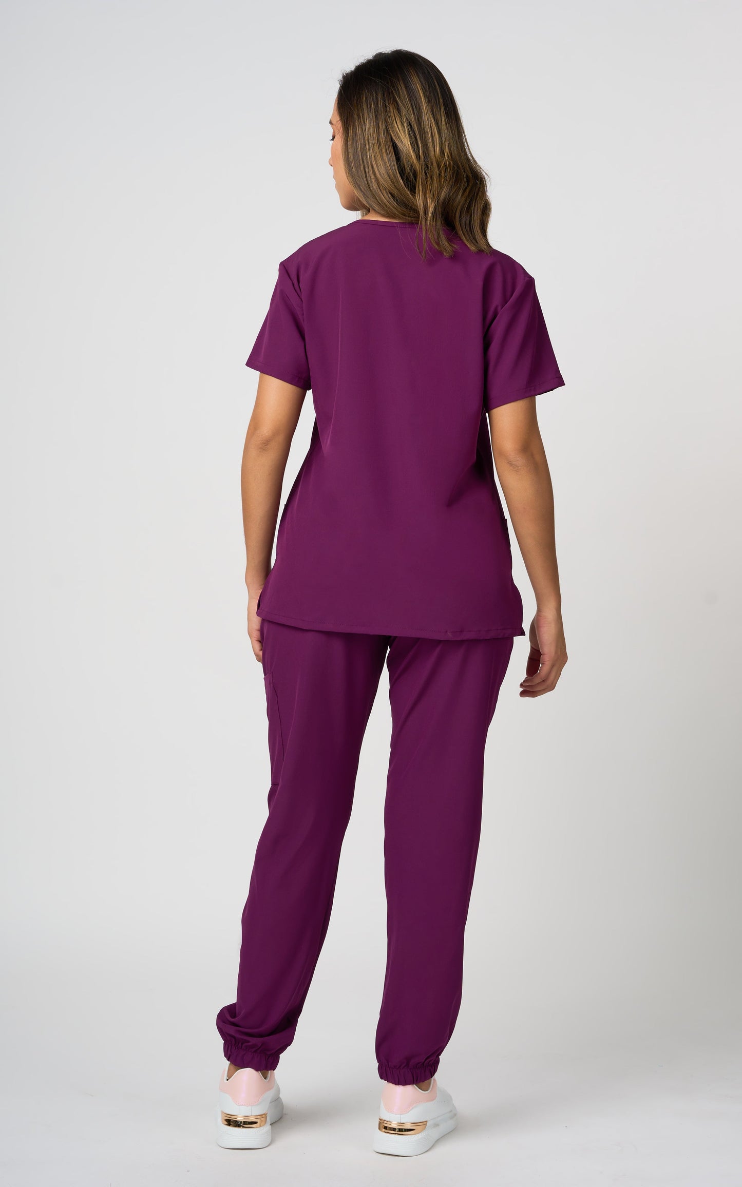 UNIFORME JOGGER STRETCH - BERRY