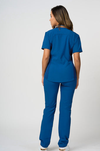UNIFORME CORAL GOLD - ROYAL BLUE