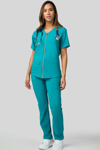UNIFORME CORAL GOLD - TEAL