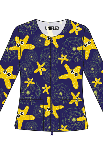 SEA STAR BLUE-PRINTED JACKETS