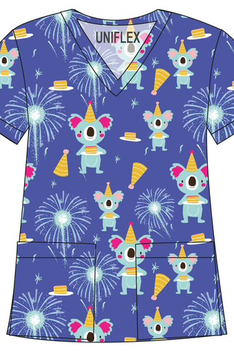 BLUE KOALA PARTY-PRINTED SHIRTS