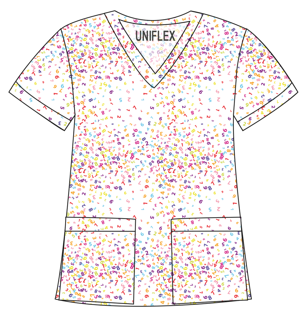 NUMBERS W-PRINTED SHIRT