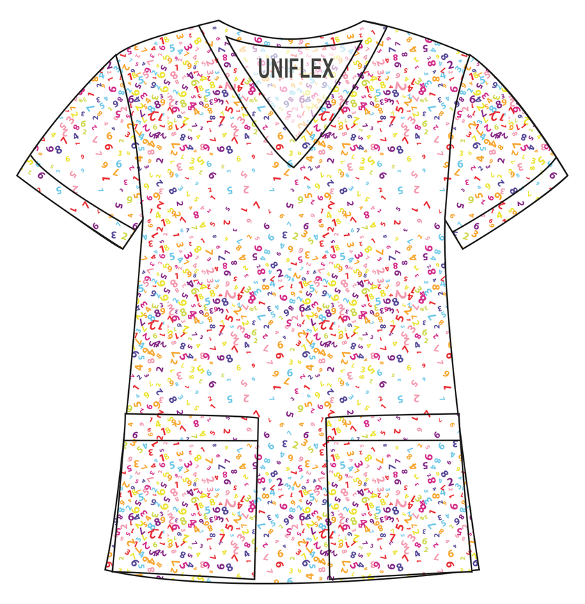 NUMBERS W-PRINTED SHIRT