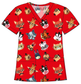 RED ANIMAL GLASSES-PRINTED SHIRTS