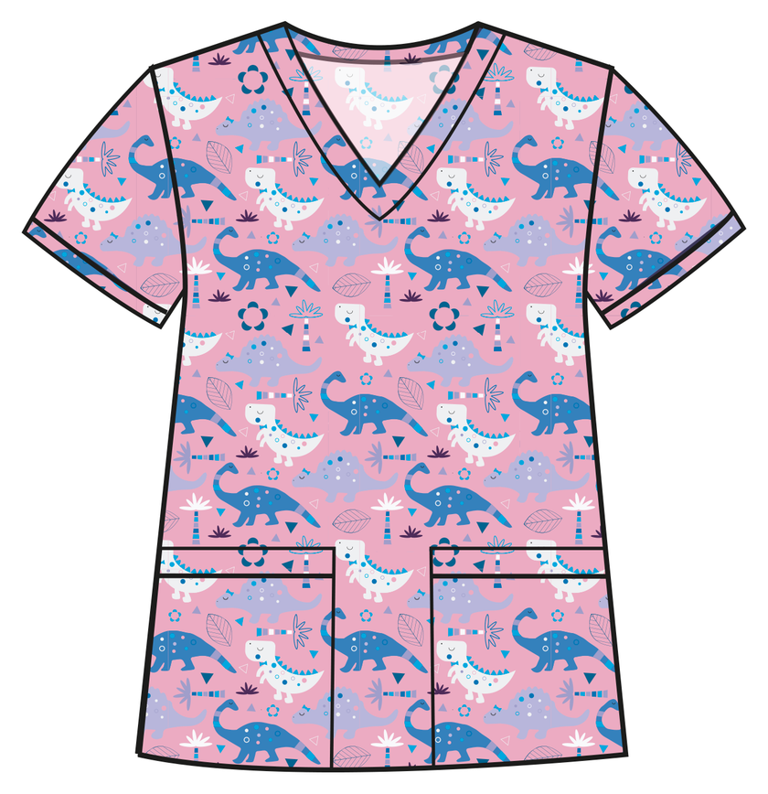 ELEPHANT PINK PRINTED SHIRTS