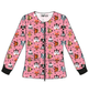 PINK ANIMAL HAT PRINTED JACKETS