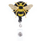 Bumble Bee Rhinestone Badge Reel