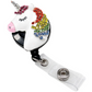 Unicorn Rhinestone Badge Reel