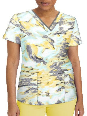 V-Neck Top Liquid Light