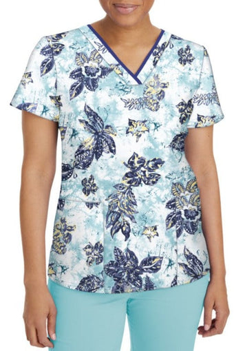V-Neck Top Tropical Tide