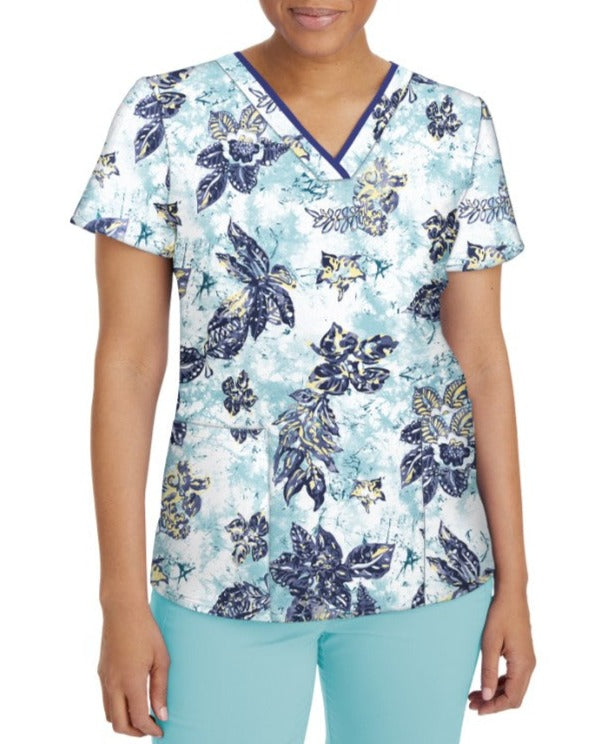V-Neck Top Tropical Tide