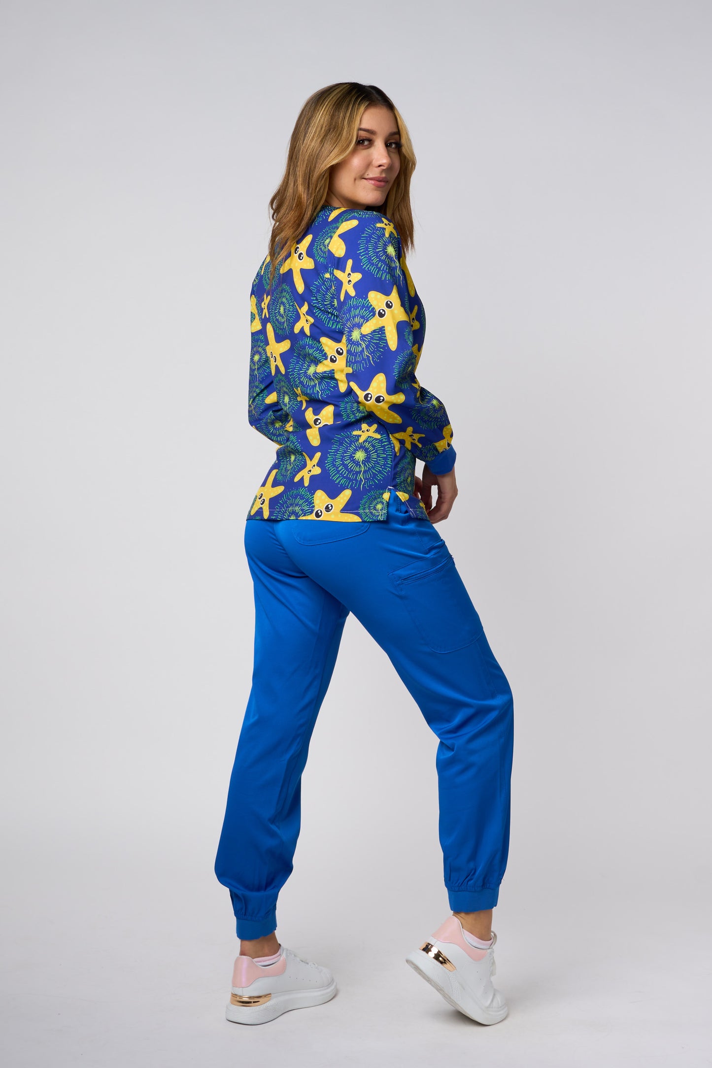 SEA STAR BLUE-PRINTED JACKETS